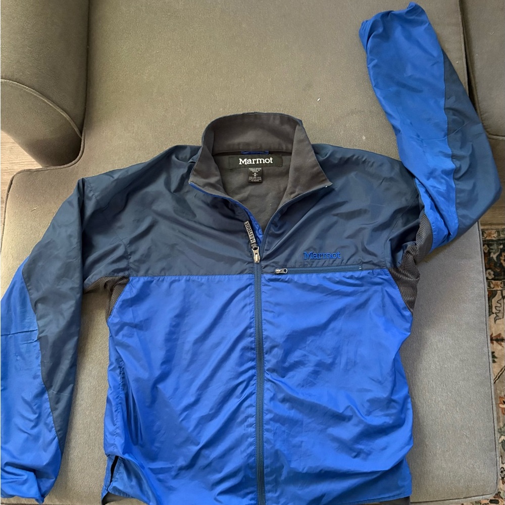 Marmot Two-Tone Blue and Black Lightweight Men's Jacket